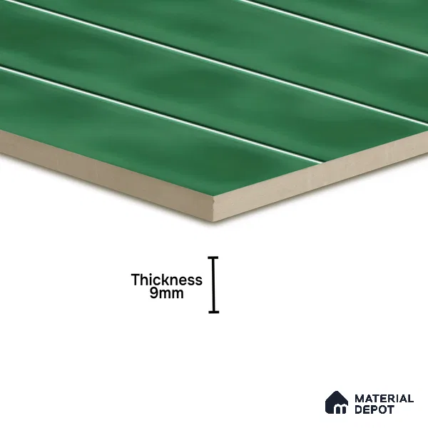 Faux Subway  Tile TL 07256 Sintra 1002 1 ft x 1 ft Ceramic Glossy Finish - 9 mm  | 2 mm Spacer is Mandatory | Please Expect a Slight Variation of Pattern (Sample)